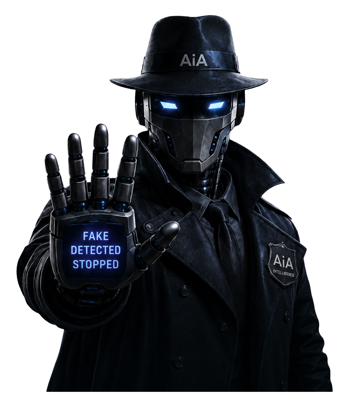 AiA identity protection sentinel stopping a detected deepfake